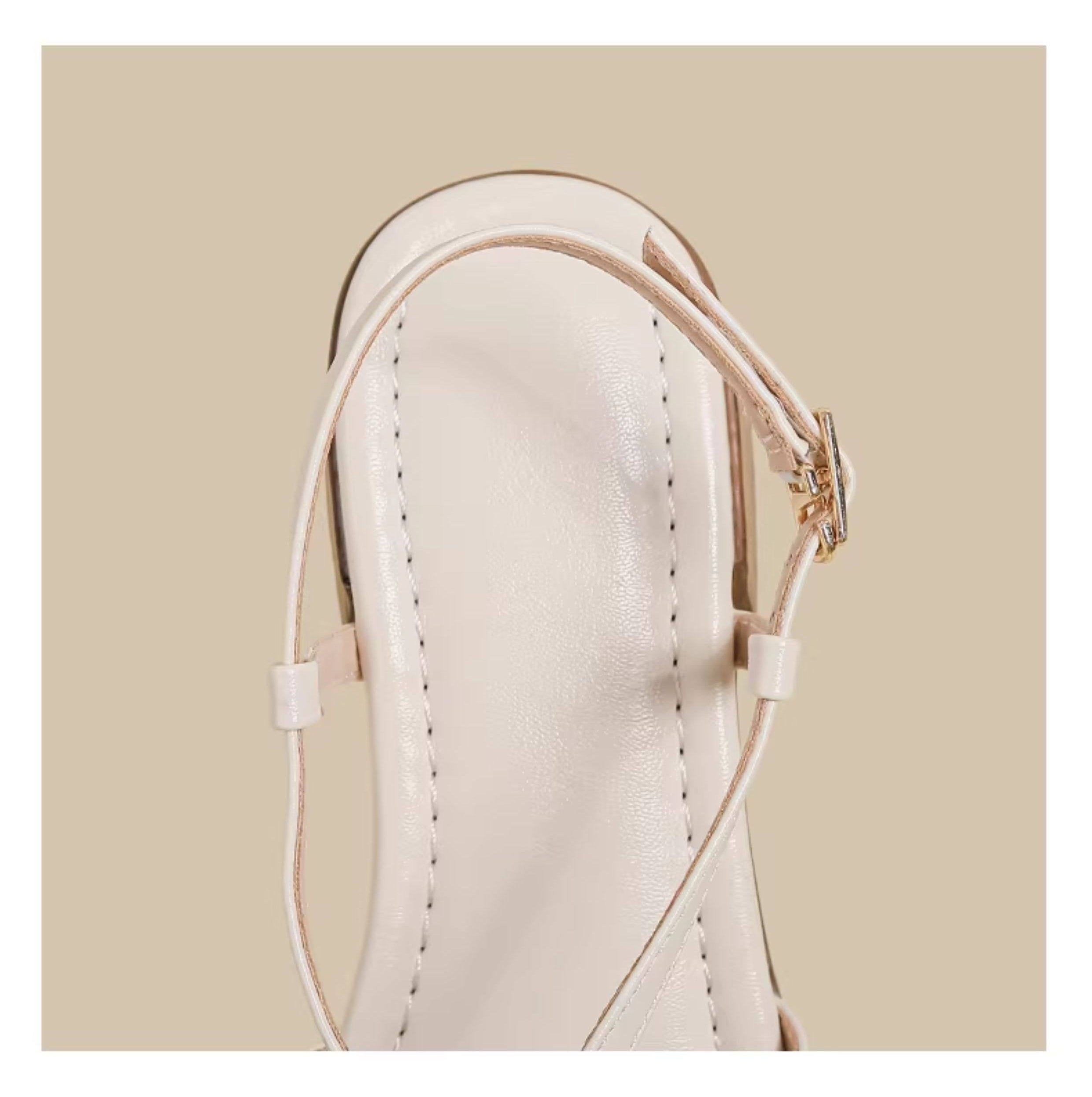 Cross Strap Sandals (Black)