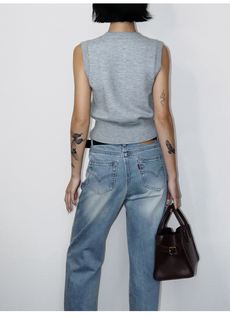 Retro Straight Jeans