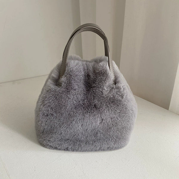 Plush Bucket Bag