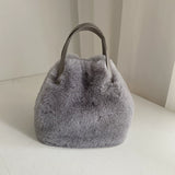 Plush Bucket Bag