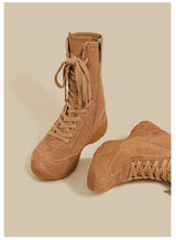 Lace-Up Ankle Boots