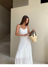 Sheer Layered Maxi Dress