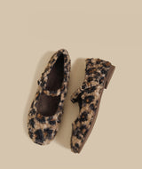 Wool-Blend Mary Jane Flats