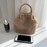 Plush Bucket Bag