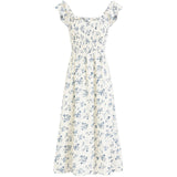 Blue Daisy Midi Dress