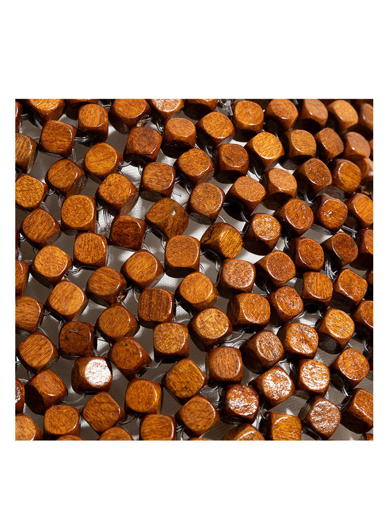 Woven Wooden Bead Bag