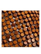 Woven Wooden Bead Bag