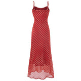 Cherry Dot Slip Dress
