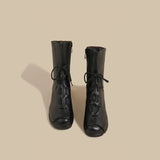 Soft-Leather Mid Boots