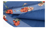 Blue Rose Mini Dress