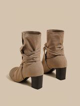 Tie-Wrap Ankle Boots