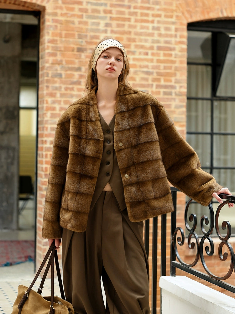 Minimal Fur Coat