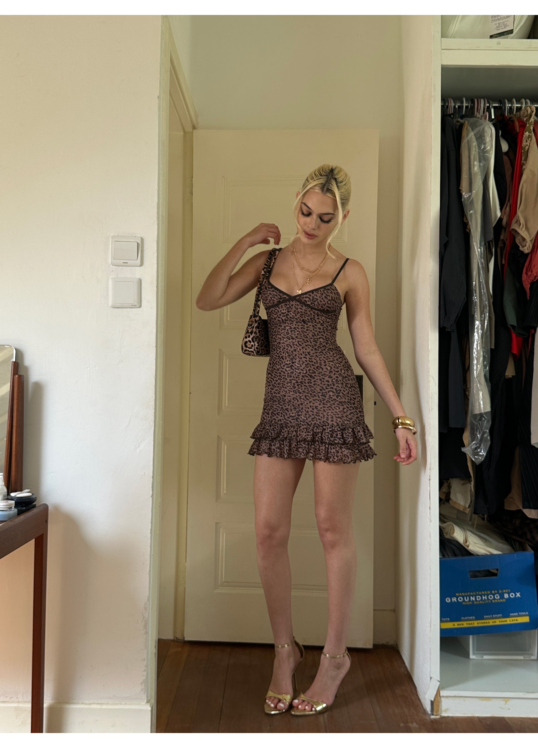 Fatal Leopard Dress