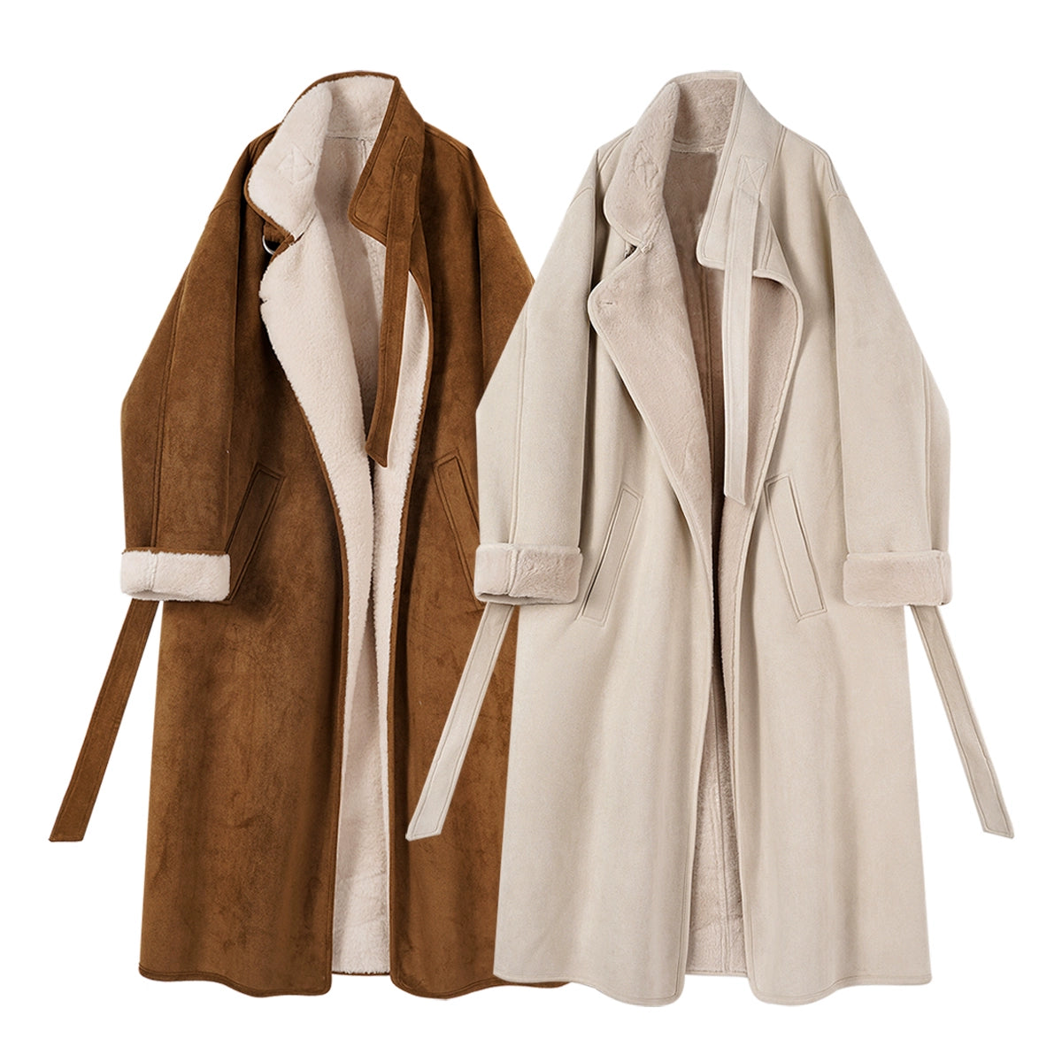 Shearling Long Coat