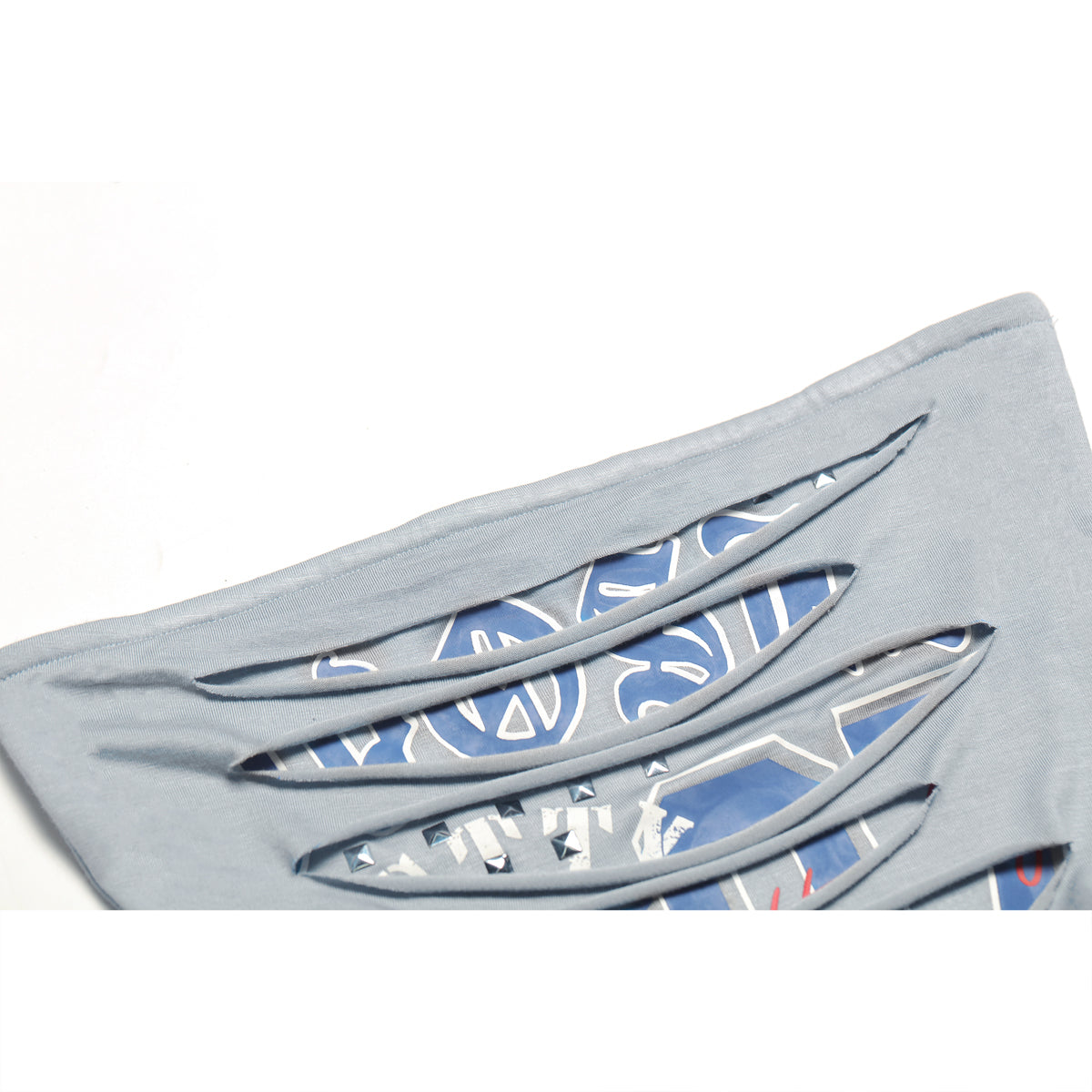 Ripped Logo Tube Dress