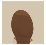 Double Strap Low Heel (Brown)