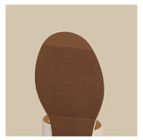 Double Strap Low Heel (Cream)