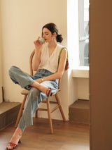 Wool Blend Knit Vest