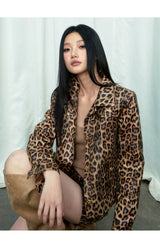 Leopard Jacket & Skirt