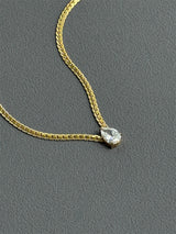 Zircon Gold Necklace