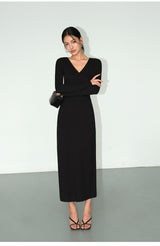 Twist Wrap Maxi Dress