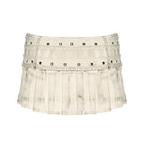 Distressed Stud Vest / Skirt