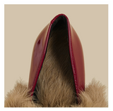 Faux Fur Trim Loafers