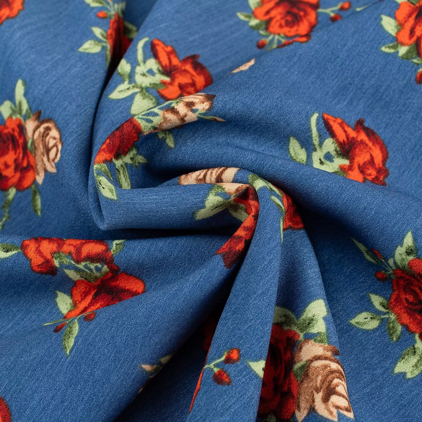 Azure Garden Halter Dress
