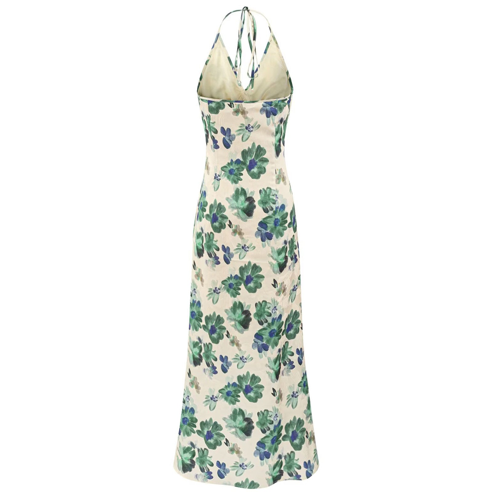 Verdant Halter Dress