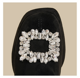 Rhinestone Velvet Boots