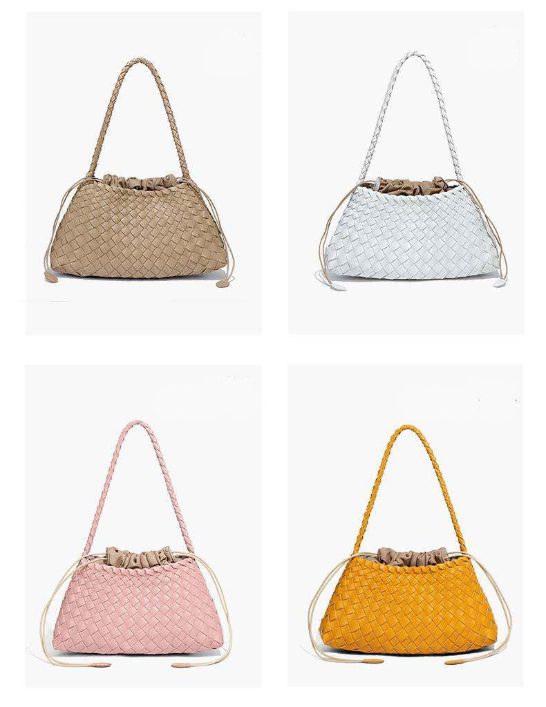 Cowhide Woven Bag