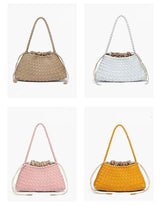 Cowhide Woven Bag