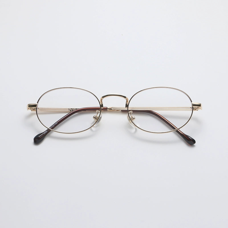 Oval Metal Glasses