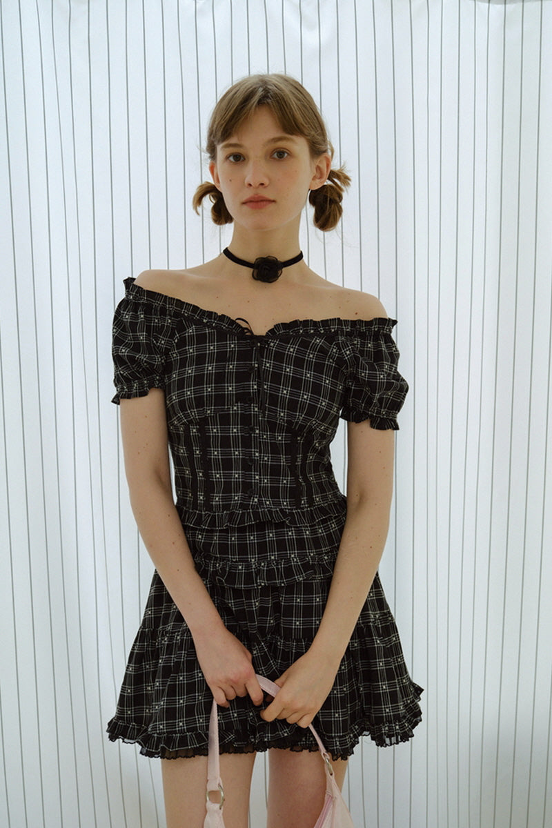 Plaid Top / Skirt