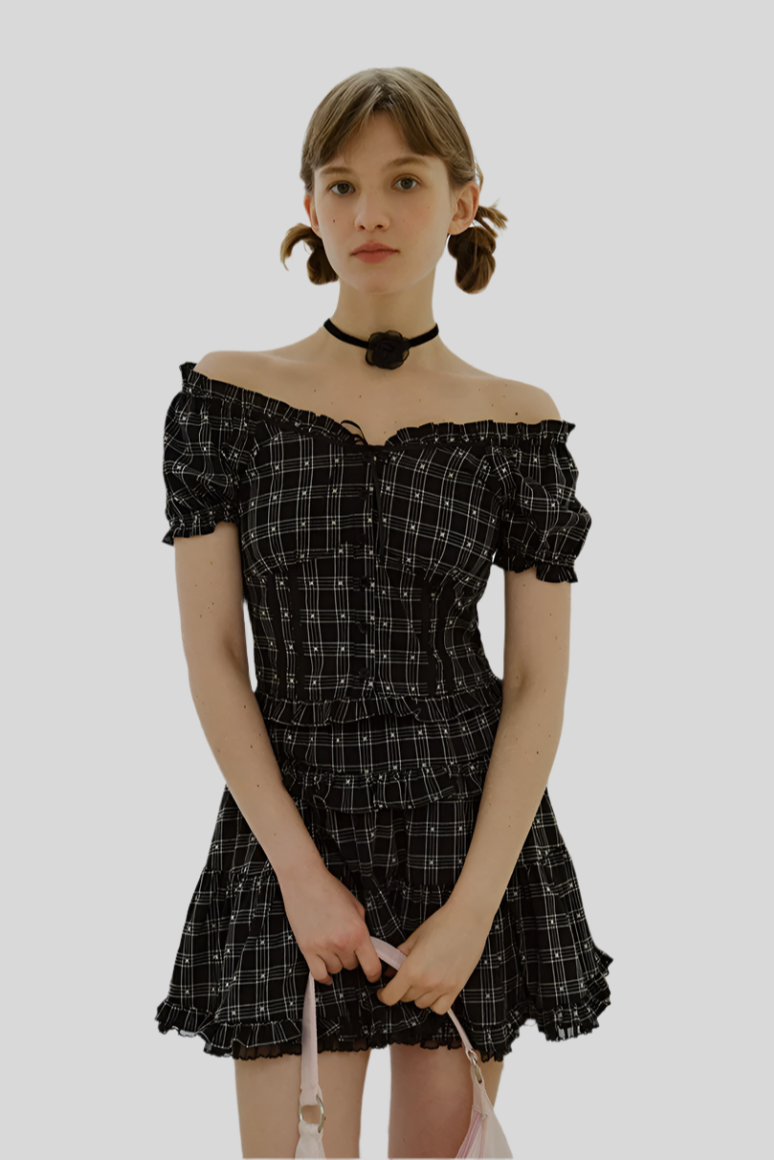 Plaid Top / Skirt