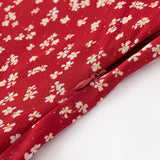 Scarlet Petal Midi Dress