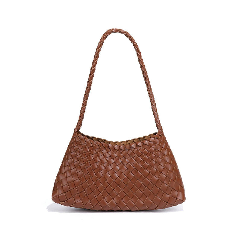 Cowhide Woven Bag