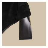Rhinestone Velvet Boots