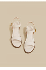 Ankle Strap Block Sandal