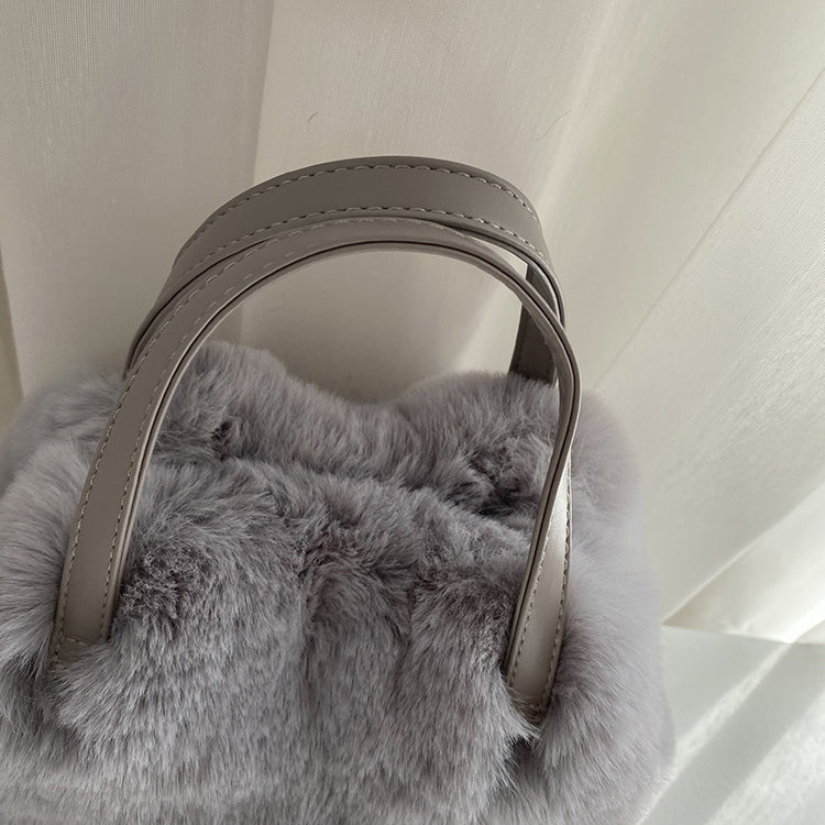 Plush Bucket Bag