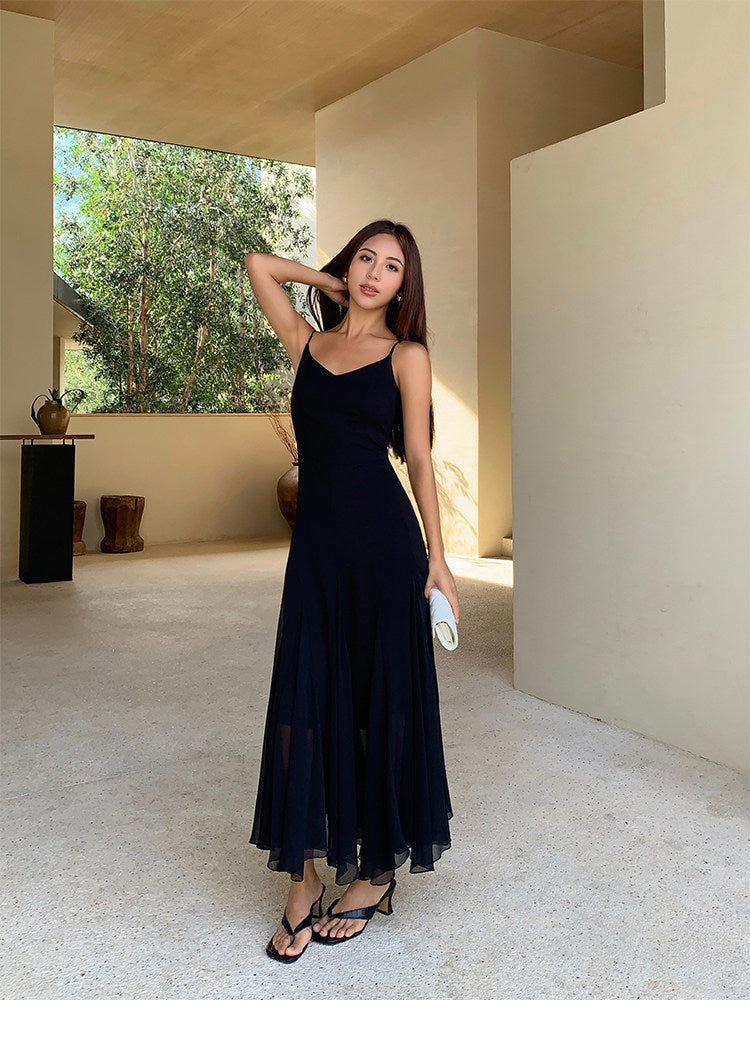 Sheer Layered Maxi Dress