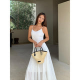 Sheer Layered Maxi Dress