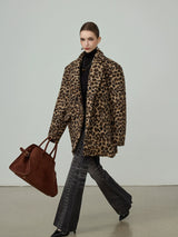 Leopard Blazer Coat