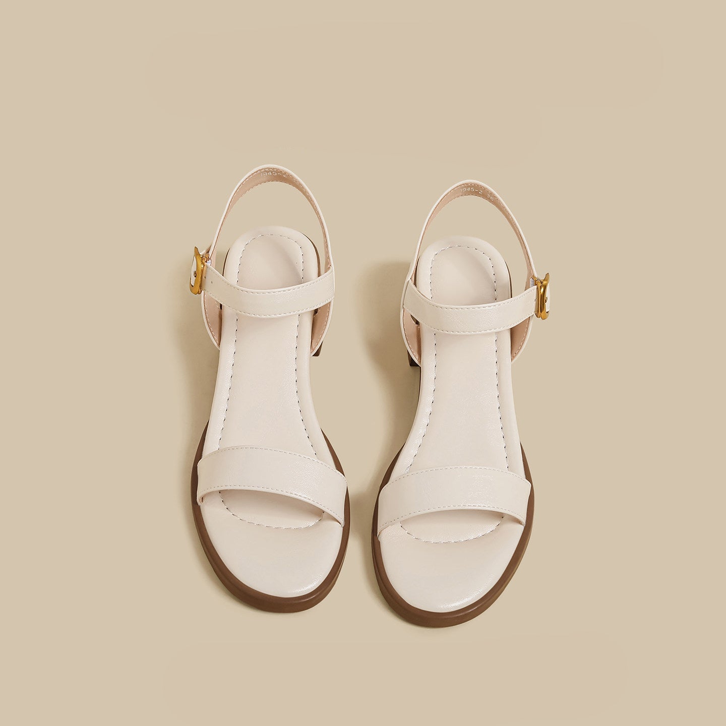 Ankle Strap Block Sandal