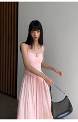 Ruched Bodice Slip Dress