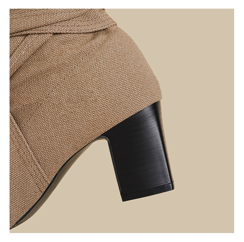 Tie-Wrap Ankle Boots