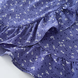 Lavender Wrap Mini Dress