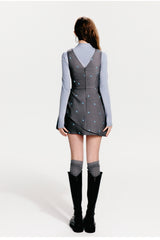 V-Neck Vest Dress