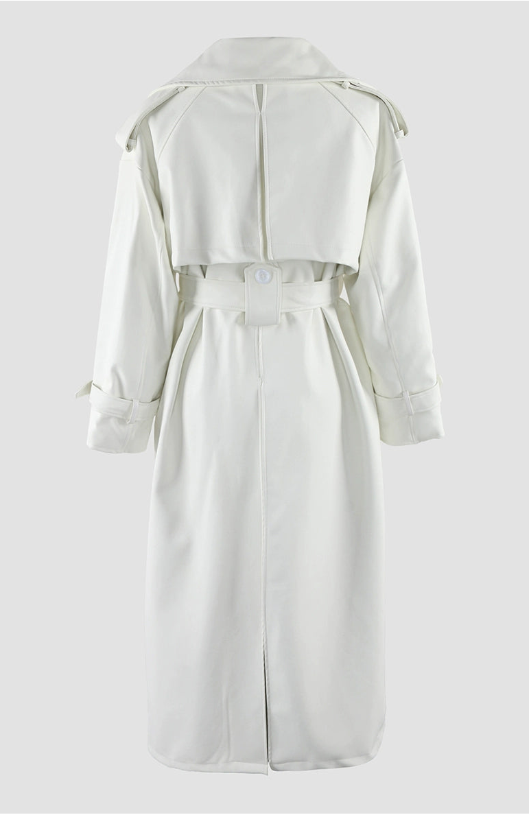 Leather Trench Coat