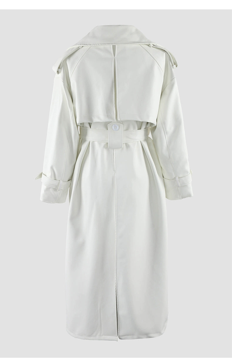 Leather Trench Coat